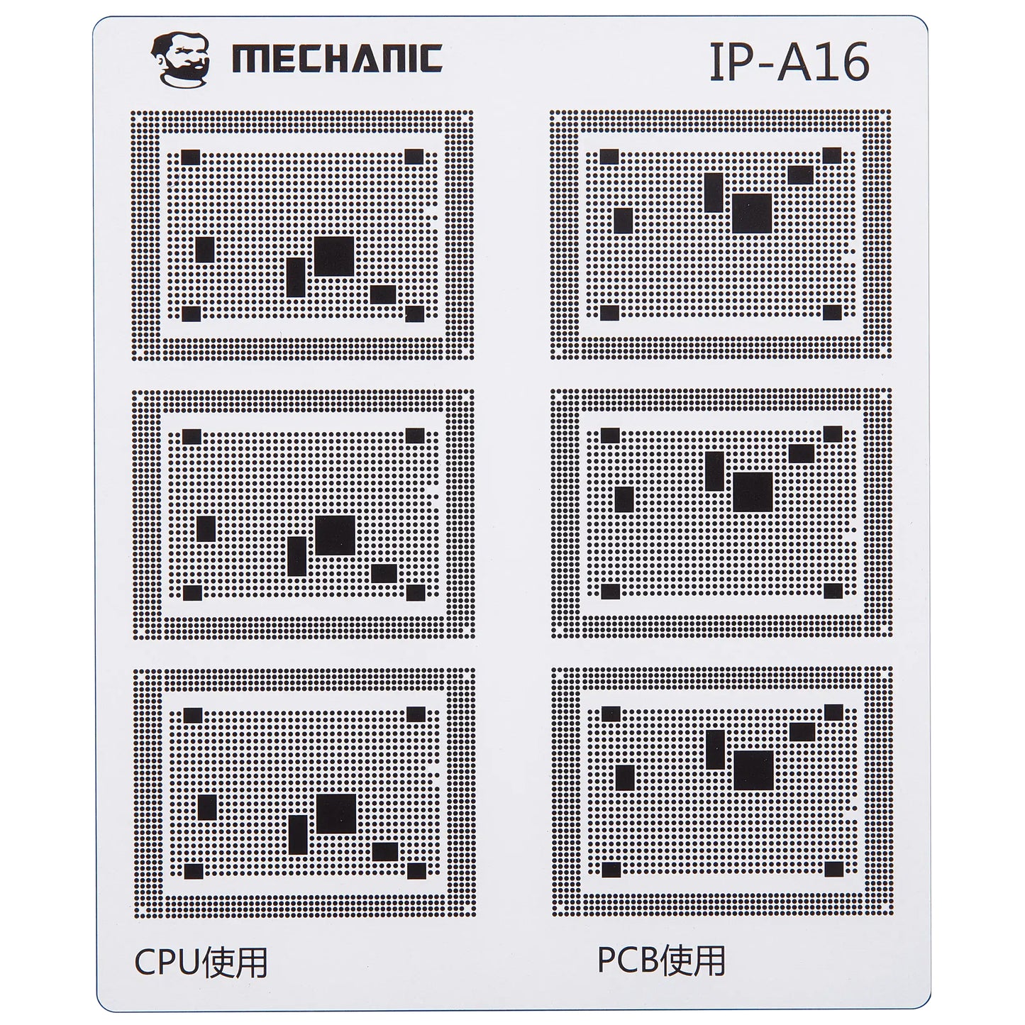 Mal for isolering av CI-baner Mechanic for Apple iPhone 6 - 16-serien