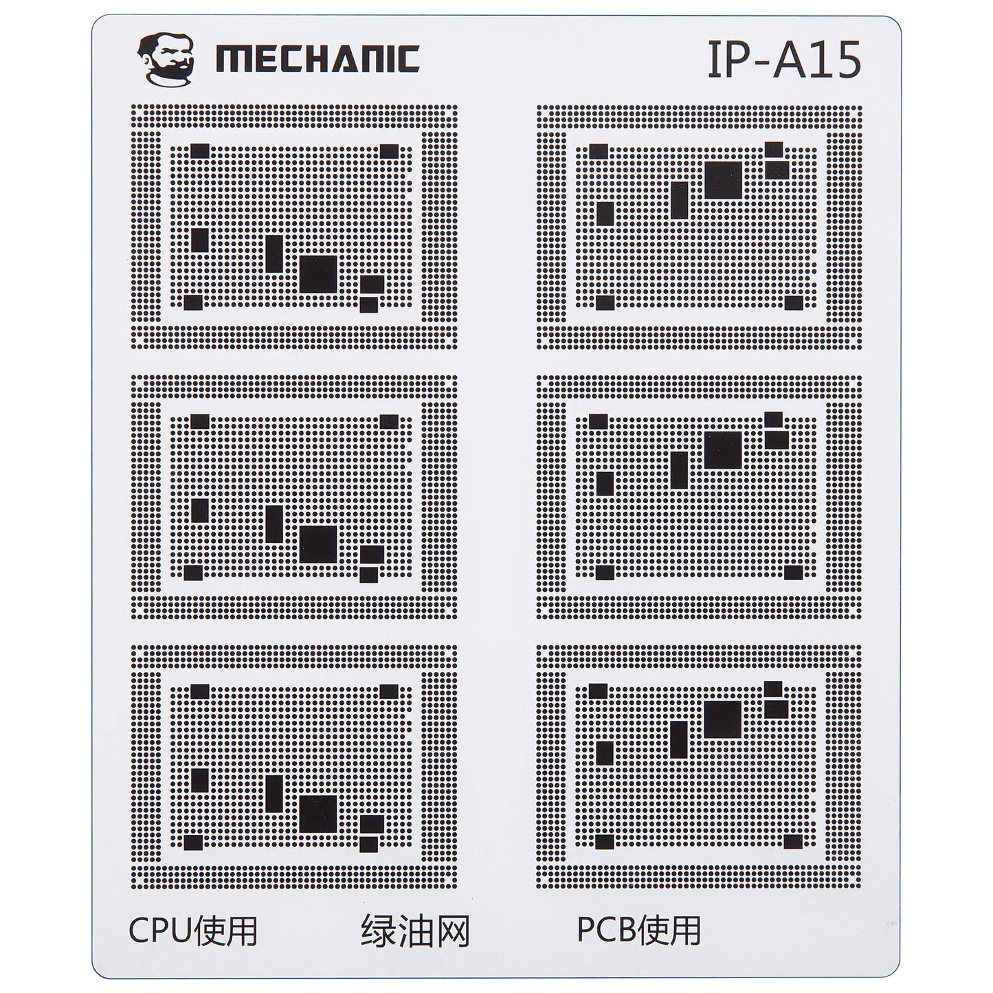 Mal for isolering av CI-baner Mechanic for Apple iPhone 6 - 16-serien