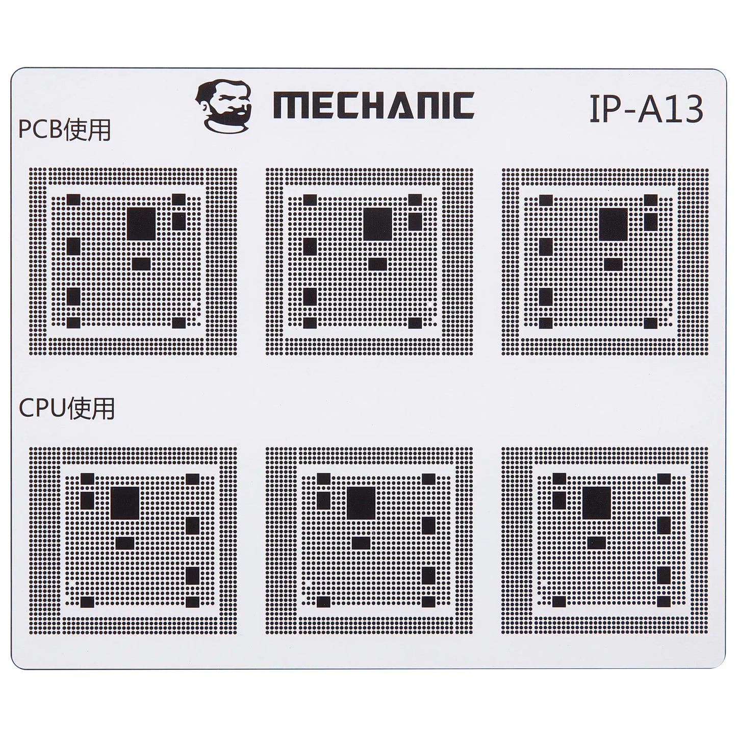Mal for isolering av CI-baner Mechanic for Apple iPhone 6 - 16-serien