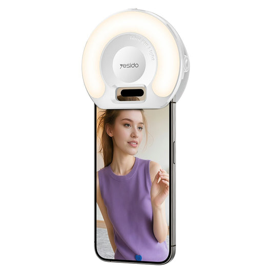 Selfie Light Yesido DH13, Universal, Hvit