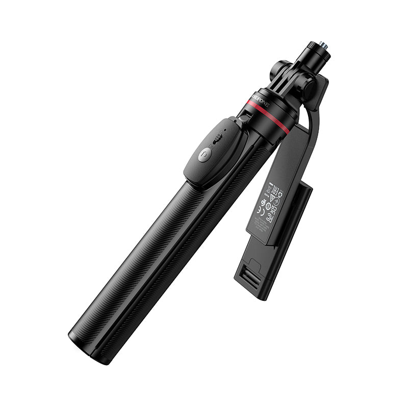 Selfie Stick Bluetooth Borofone BY15 Throne, 4,5 tommer - 7 tommer, Svart