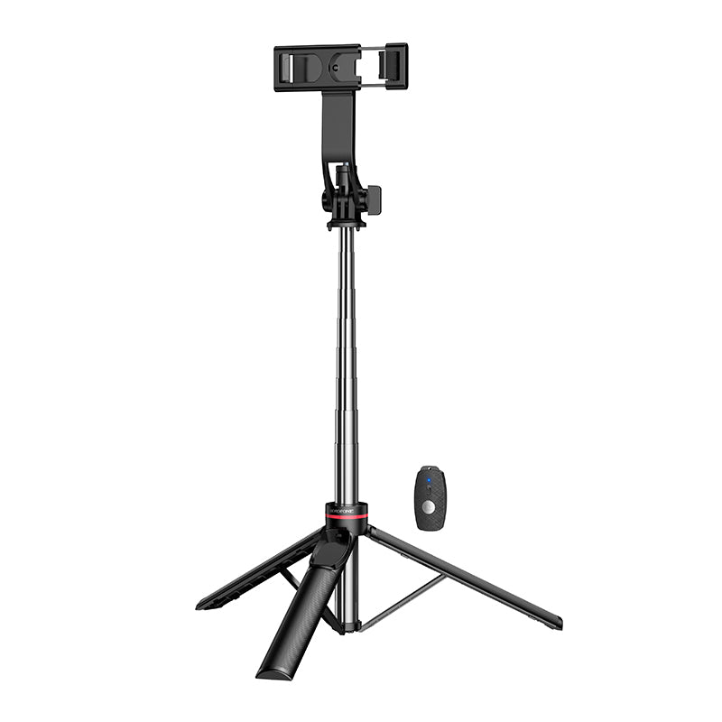 Selfie Stick Bluetooth Borofone BY15 Throne, 4,5 tommer - 7 tommer, Svart
