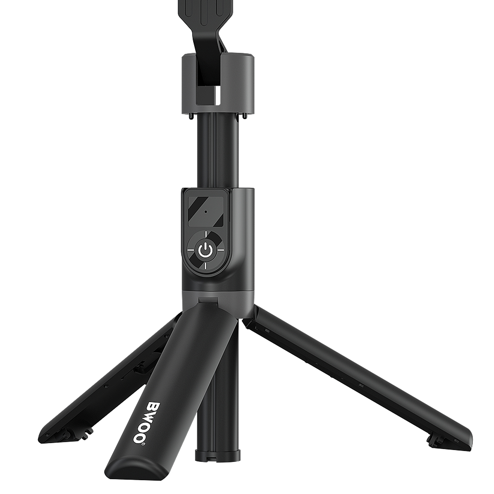 Selfie Stick Bluetooth BWOO BO-ZP14, Universal, Svart