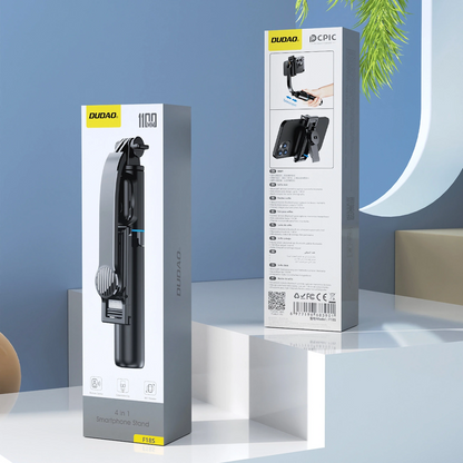 Selfie Stick Bluetooth Dudao F18S 4i1, Universal, Svart