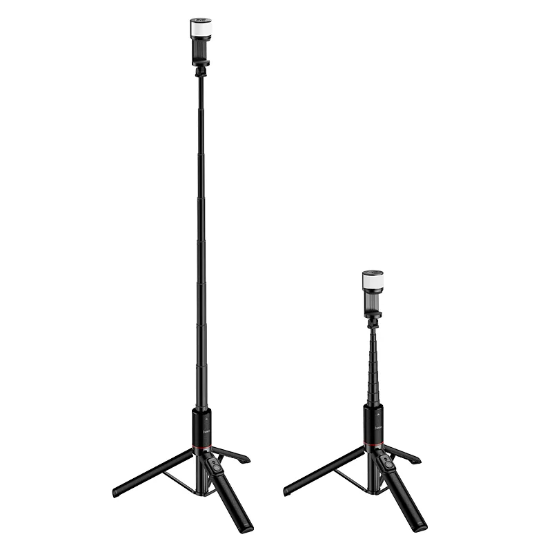 Selfie Stick Bluetooth HOCO K34, 4,5 tommer - 7 tommer, Svart