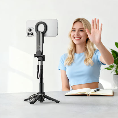 Selfie Stick Bluetooth HOCO K27 Pro, Universal, Svart