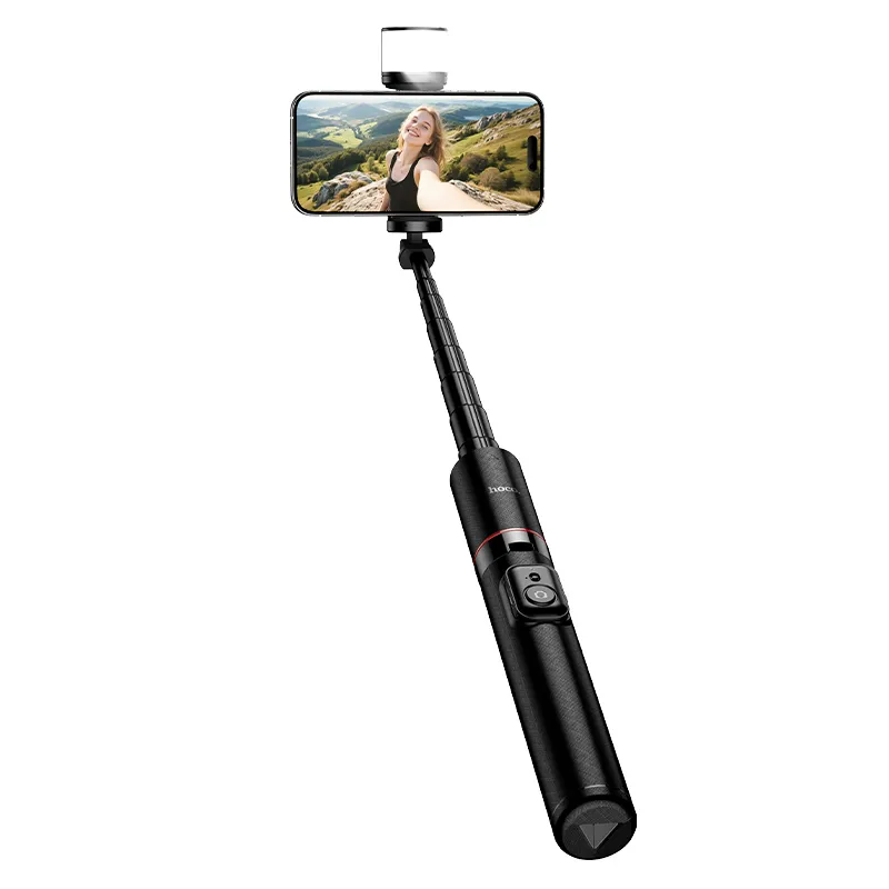 Selfie Stick Bluetooth HOCO K34, 4,5 tommer - 7 tommer, Svart