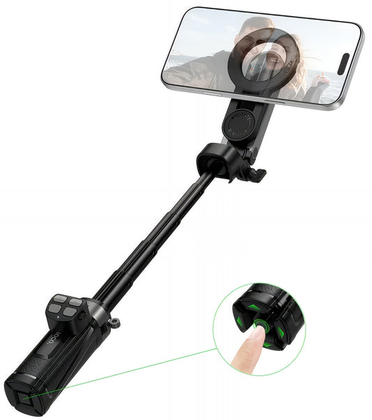 Selfie Stick Bluetooth HOCO K27 Pro, Universal, Svart