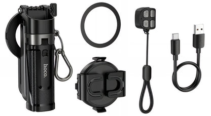 Selfie Stick Bluetooth HOCO K27 Pro, Universal, Svart
