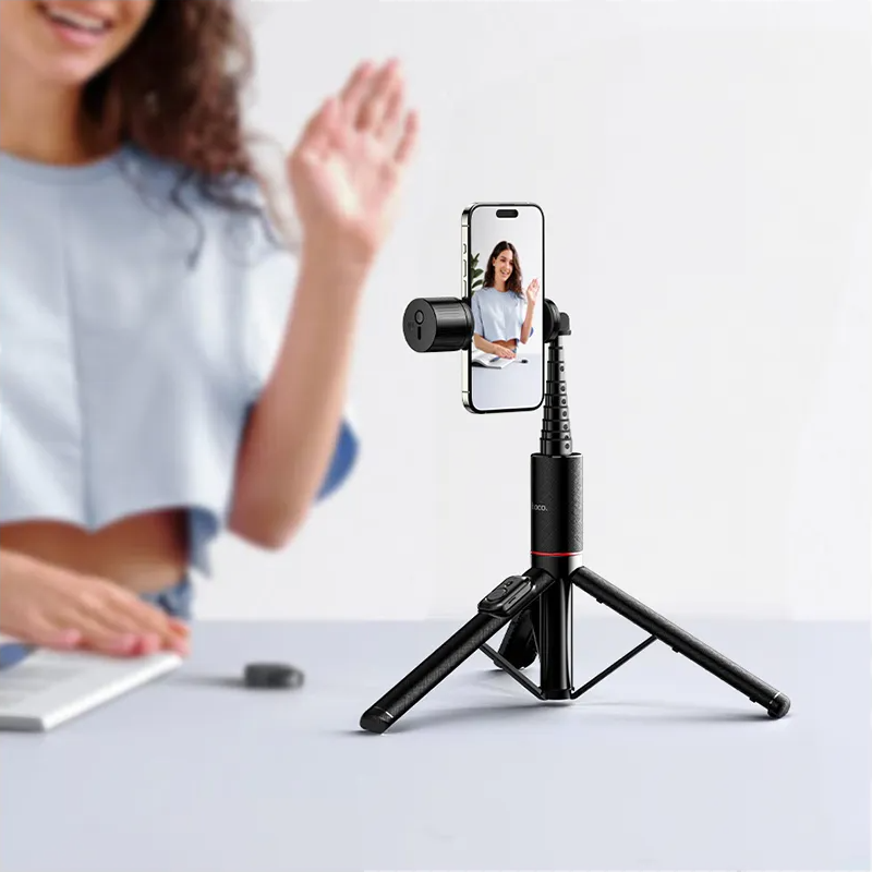 Selfie Stick Bluetooth HOCO K34, 4,5 tommer - 7 tommer, Svart