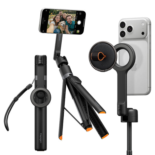 Selfie Stick Bluetooth Spigen S582W, Universal, Svart AMP11372