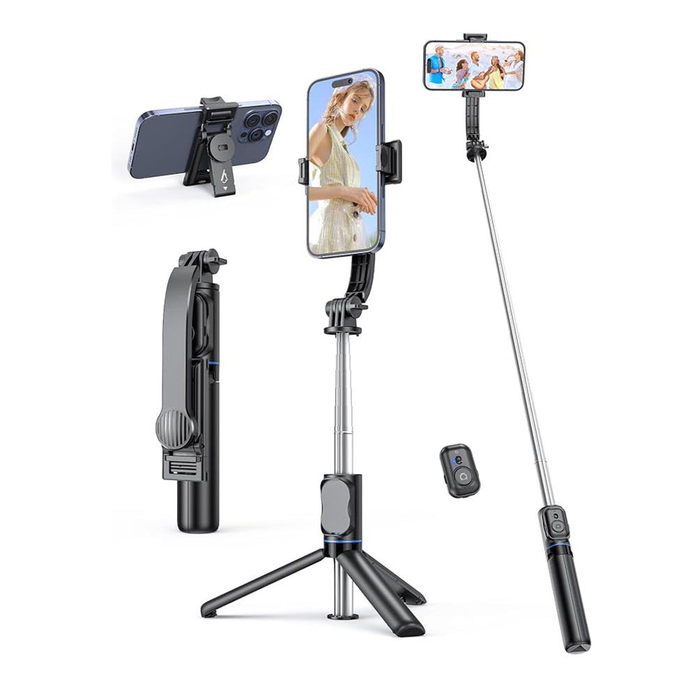 Selfie Stick Bluetooth Techsuit C01, Universal, Svart