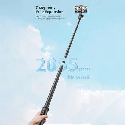 Selfie Stick Bluetooth Techsuit C05, Universal, Svart