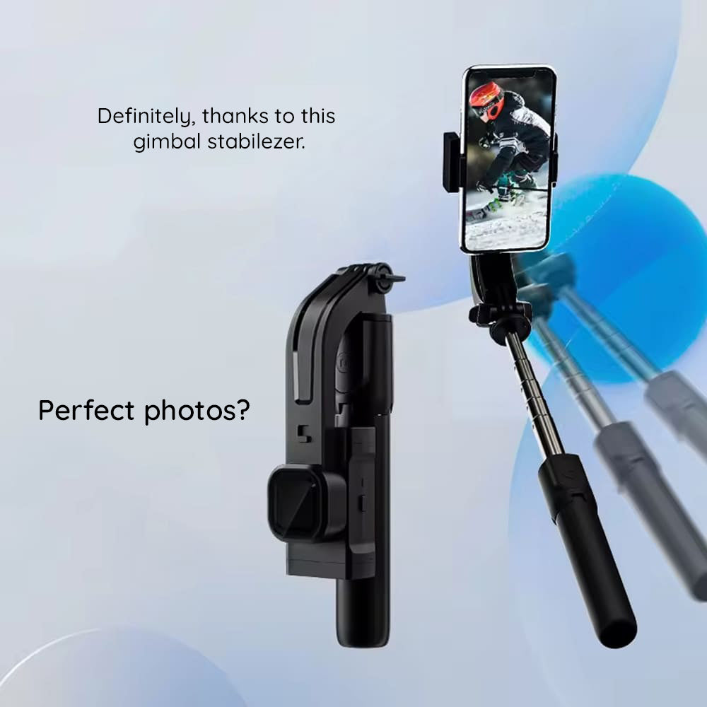 Selfie Stick Bluetooth Techsuit C06, Universal, Svart