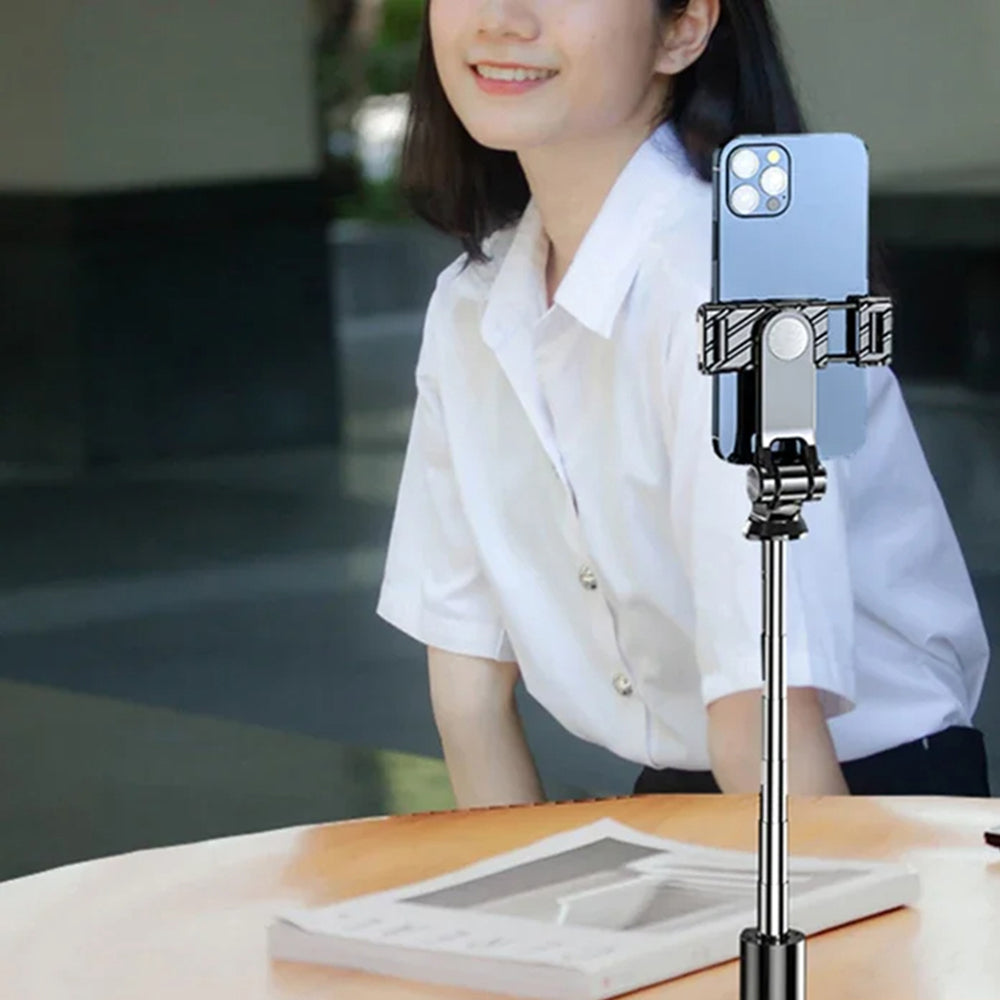 Selfie Stick Bluetooth Techsuit K03, Universal, Svart