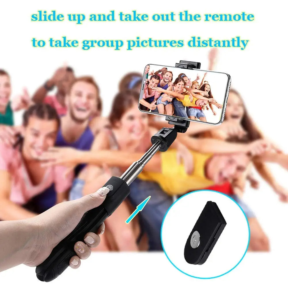 Selfie Stick Bluetooth Techsuit K06, Universal, Svart