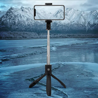 Selfie Stick Bluetooth Techsuit K06, Universal, Svart