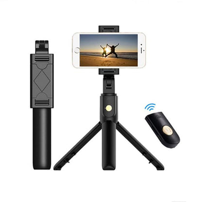 Selfie Stick Bluetooth Techsuit K07, Universal, Svart