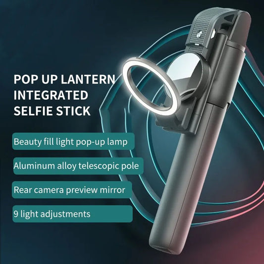 Selfie Stick Bluetooth Techsuit K13, Universal, Svart