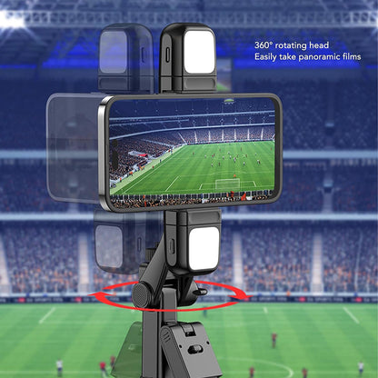 Selfie Stick Bluetooth Techsuit K30S, Universal, Svart