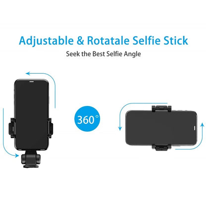 Selfie Stick Bluetooth Techsuit L01, Universal, Svart