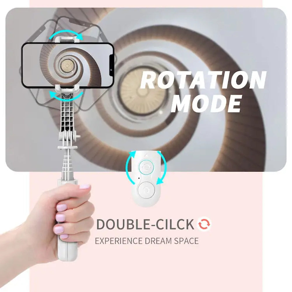 Selfie Stick Bluetooth Techsuit L08Mini, Universal, Svart