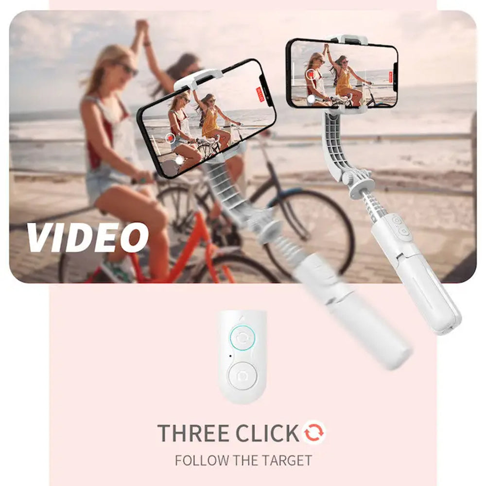 Selfie Stick Bluetooth Techsuit L08Mini, Universal, Svart