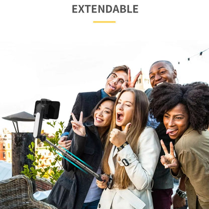 Gimbal Stabilisator Bluetooth Techsuit L09 Gimbal, Universal, Svart