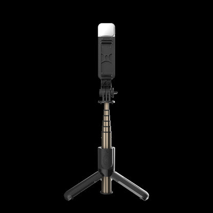 Selfie Stick Bluetooth Techsuit L10s, Universal, Svart