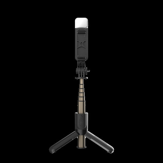 Selfie Stick Bluetooth Techsuit L10s, Universal, Svart