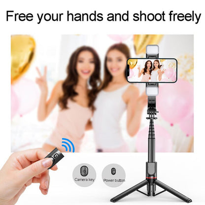 Selfie Stick Bluetooth Techsuit L12D, Universal, Svart