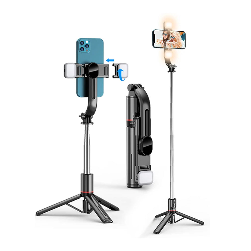 Selfie Stick Bluetooth Techsuit L13d, Universal, Svart