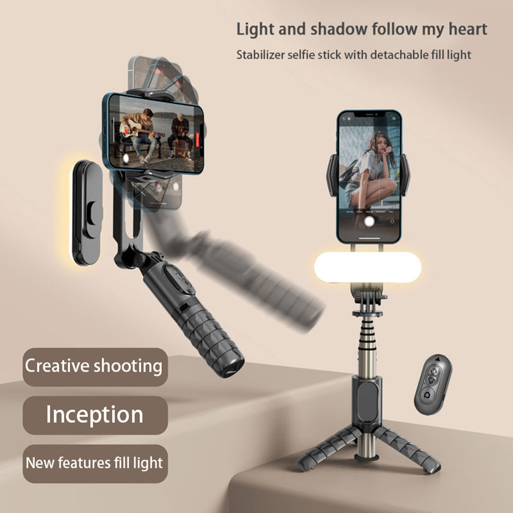 Selfie Stick Bluetooth Techsuit Q09, Universal, Svart