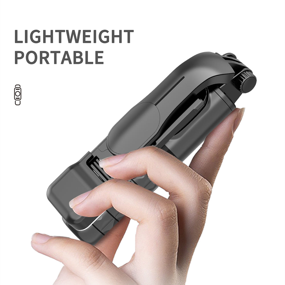 Selfie Stick Bluetooth Techsuit Q11, Universal, Svart