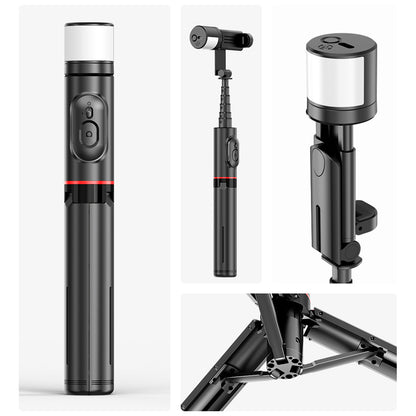 Selfie Stick Bluetooth Techsuit Q12S, Universal, Svart
