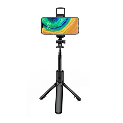 Selfie Stick Bluetooth Techsuit S03-S, Universal, Svart