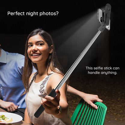 Selfie Stick Bluetooth Techsuit S05-S, Universal, Svart