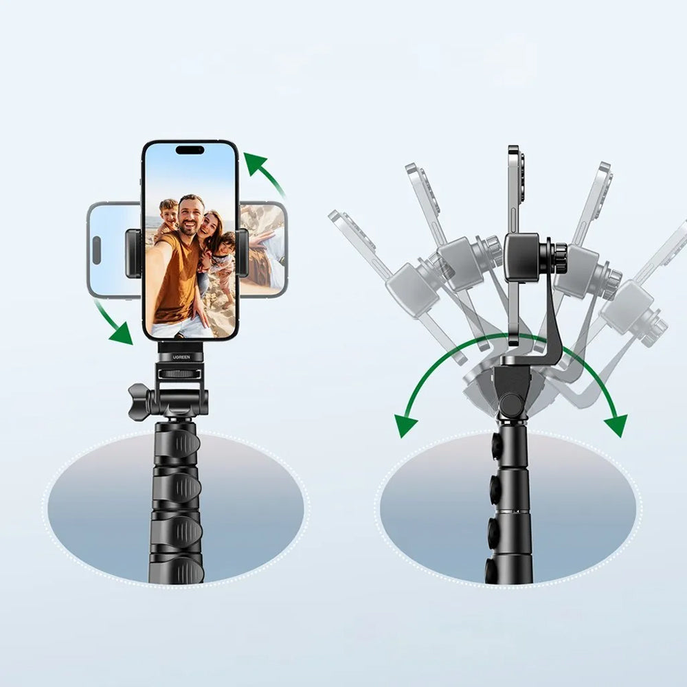 Selfie Stick Bluetooth UGREEN LP680, Universal, Svart