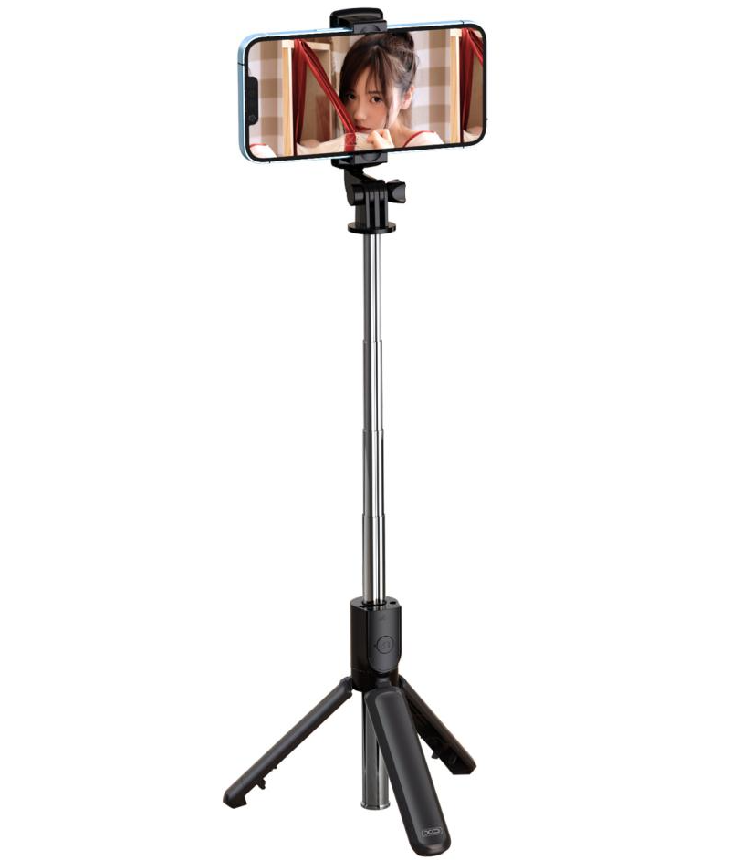 Selfie Stick Bluetooth XO Design SS09, Universal, Svart