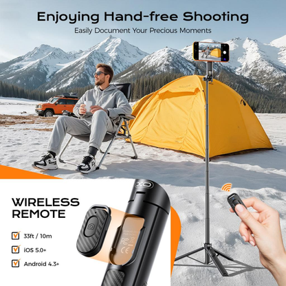Selfie Stick Bluetooth XO Design SS30, Universal, Svart