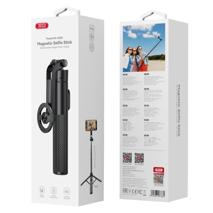 Selfie Stick Bluetooth XO Design SS30, Universal, Svart