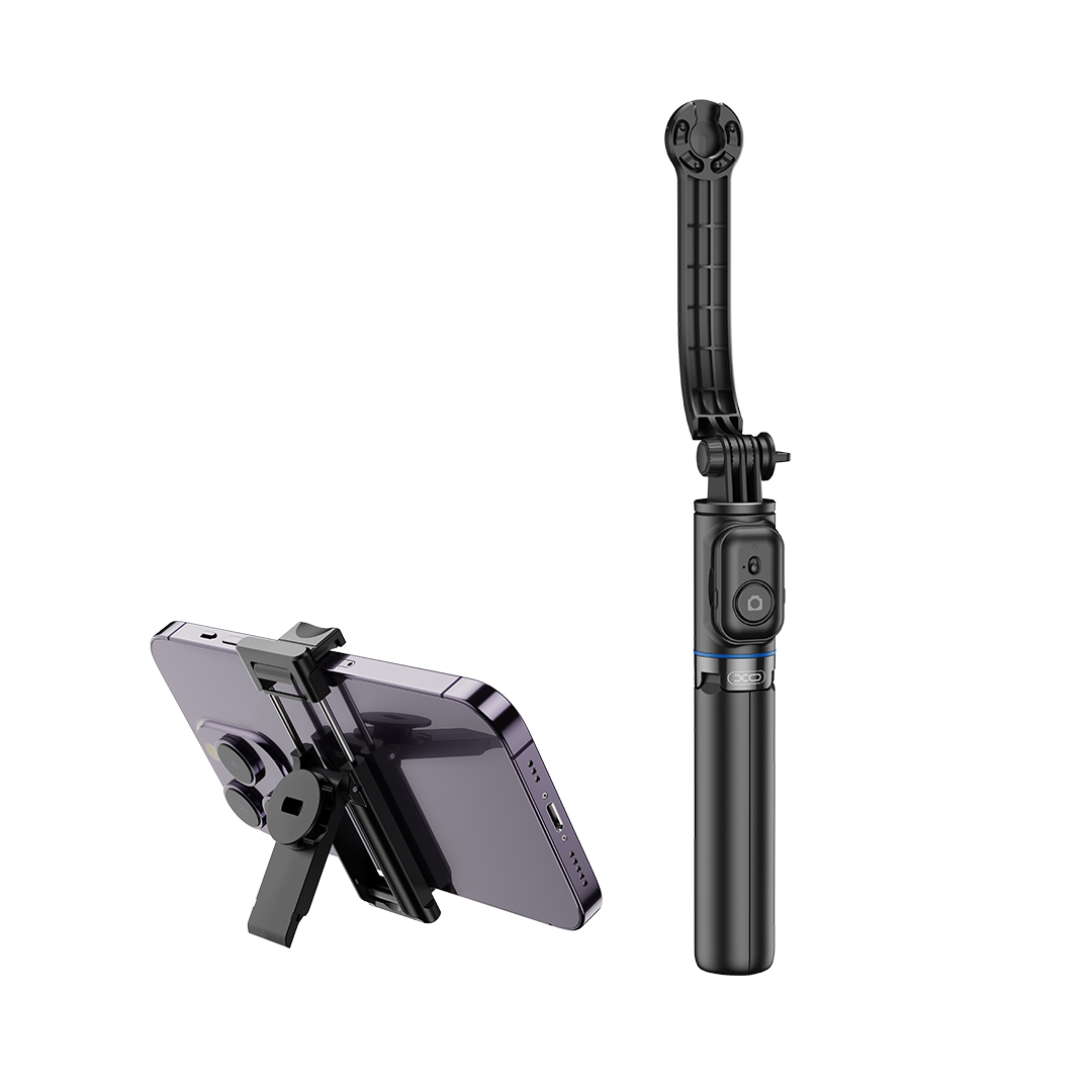 Selfie Stick Bluetooth XO Design SS13, Universal, Svart