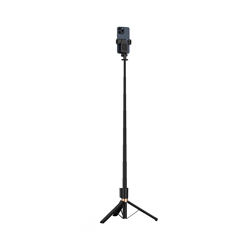 Selfie Stick Bluetooth XO Design SS23 Dual Lights, Universal, Svart