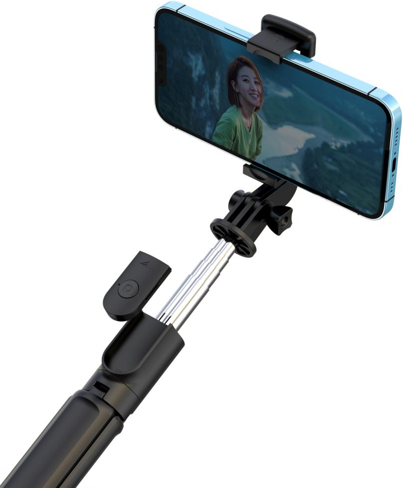 Selfie Stick Bluetooth XO Design SS09, Universal, Svart