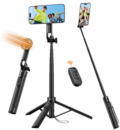 Selfie Stick Bluetooth XO Design SS30, Universal, Svart