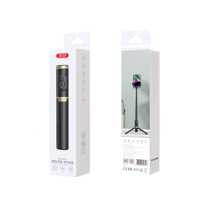 Selfie Stick Bluetooth XO Design SS14, Universal, Svart