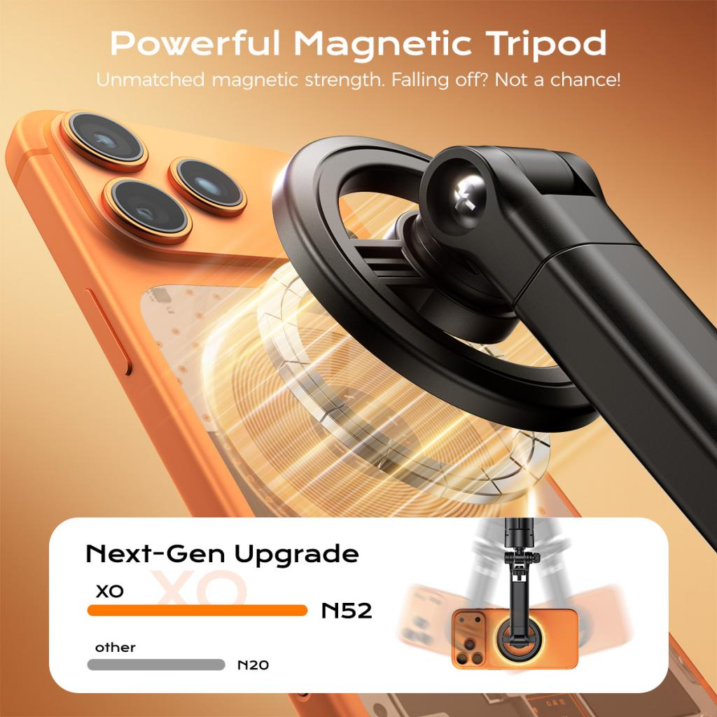 Selfie Stick Bluetooth XO Design SS30, Universal, Svart