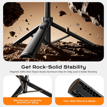 Selfie Stick Bluetooth XO Design SS30, Universal, Svart