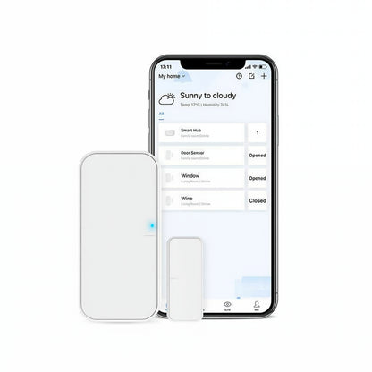 Broadlink DS4 Dør-/Vindussensor med Hub S3, Wi-Fi