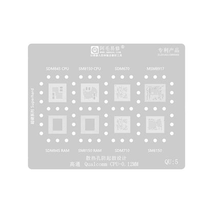 Amaoe BGA-maske for CPU Qualcomm QU1-8-serien